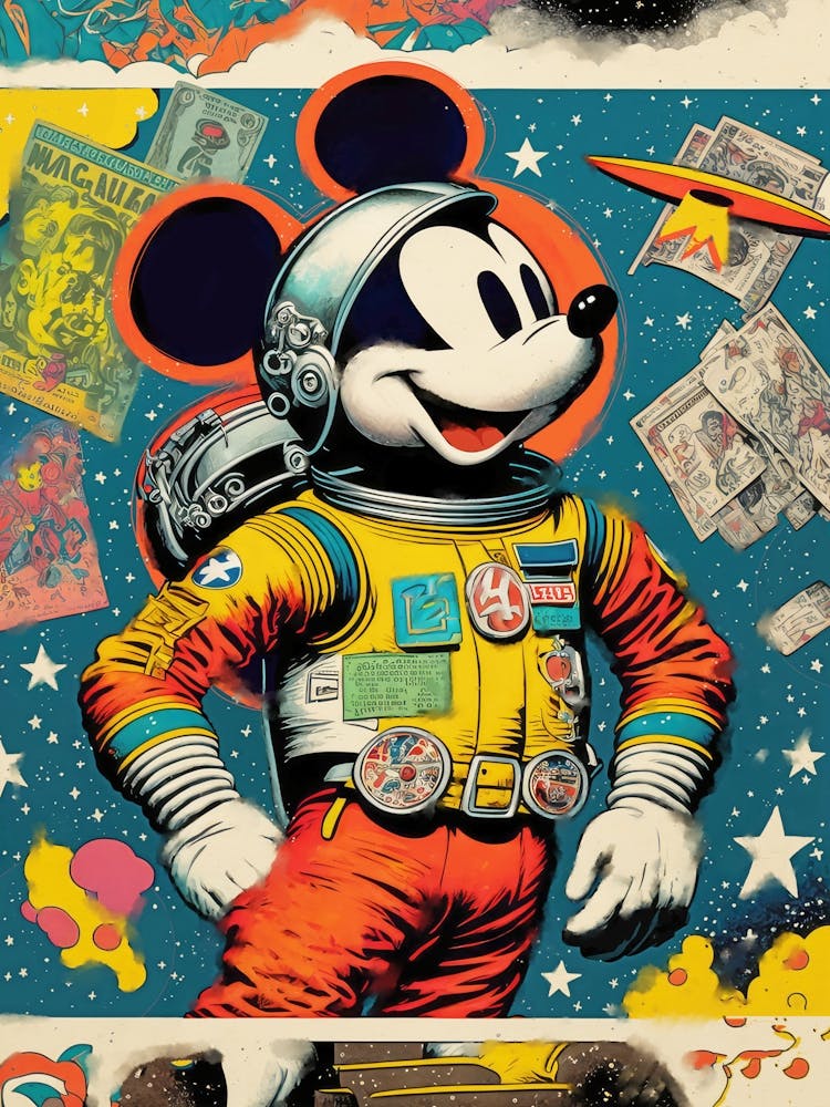 Mickey As Astronaut