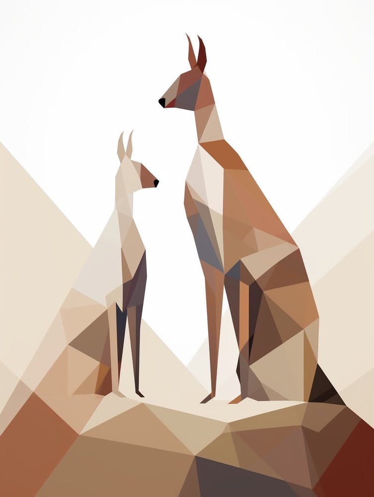 Dog Minimalist Abstract 4