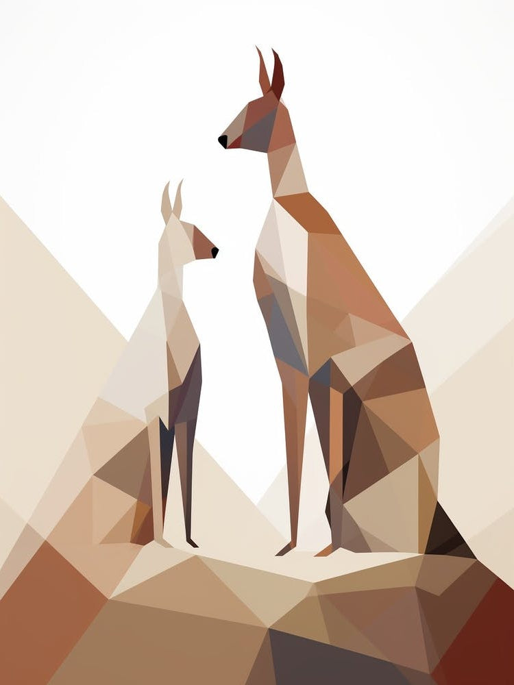 Dog Minimalist Abstract 4