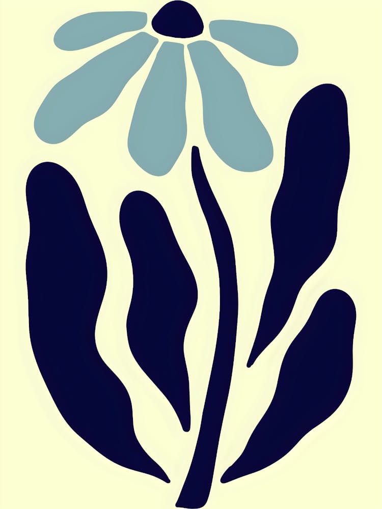 Blue Daisy 4