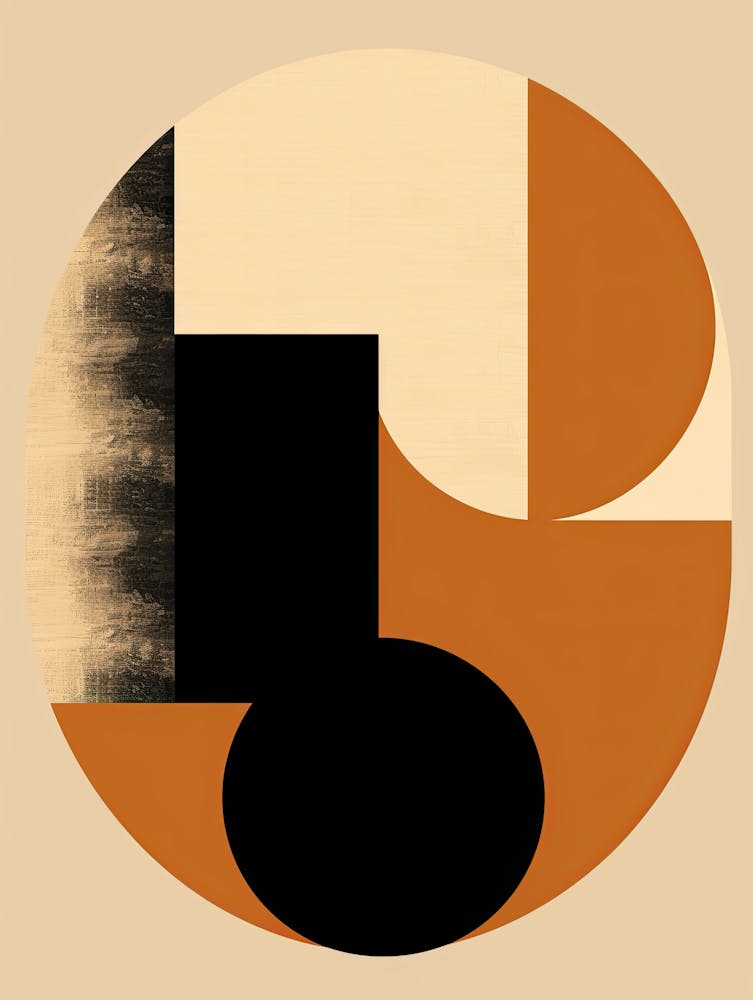 Abstract Painting Mid Century