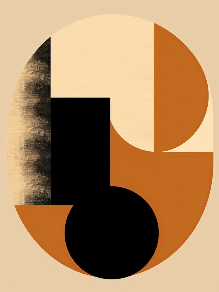 Abstract Painting Mid Century