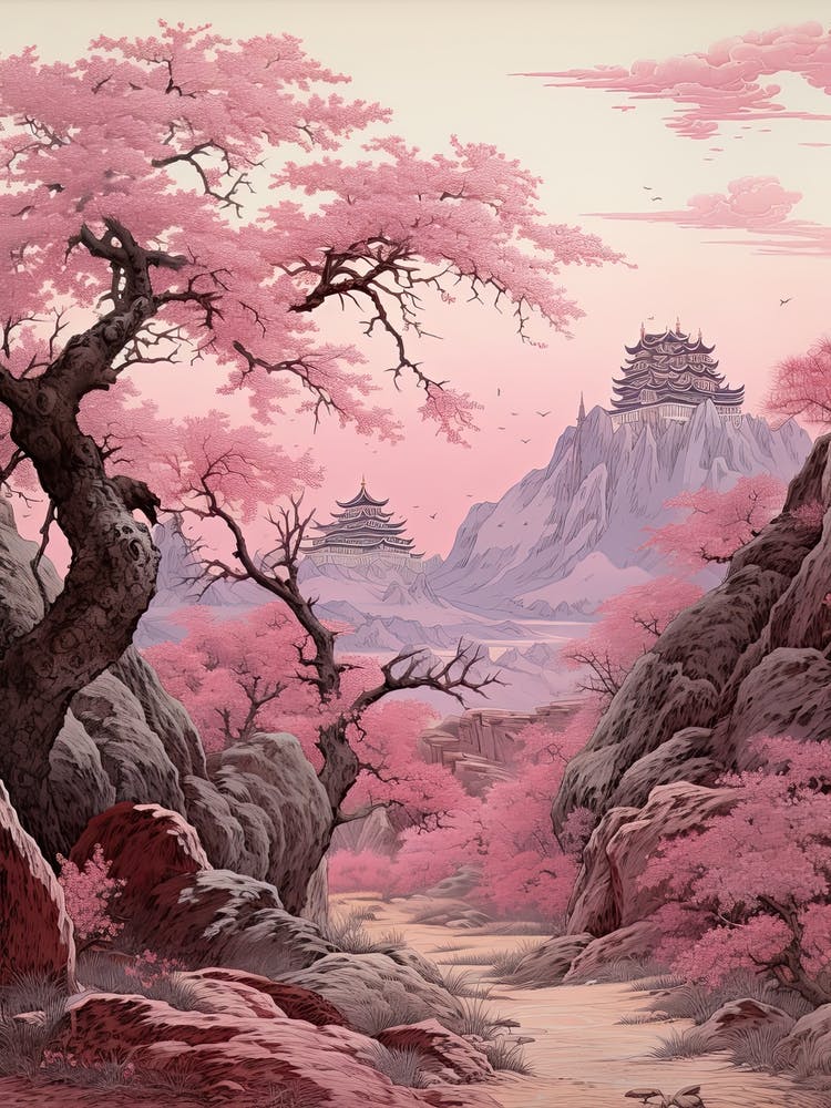 Cherry Blossom Victorian Style 1