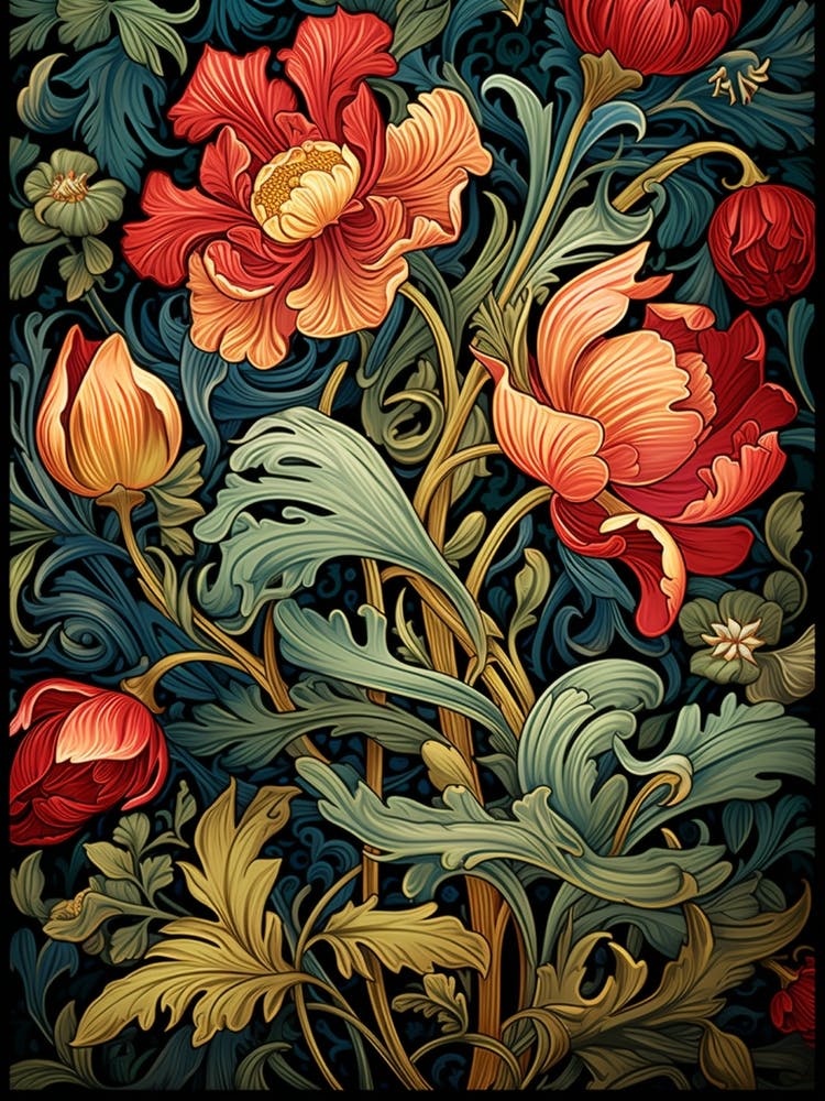 William Morris Flowers 3