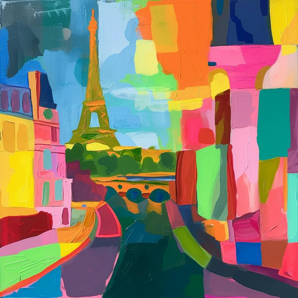 Abstract Travel Collection Paris France 4