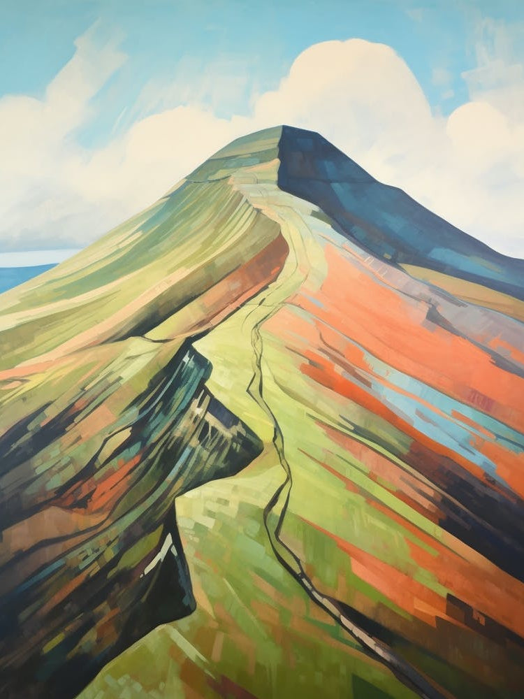 Pen Y Fan Wales Mountain Painting