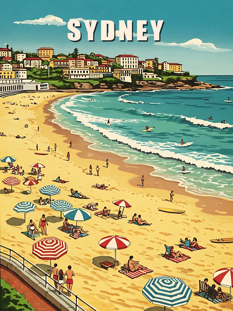 Sydney Vintage Travel Poster 24