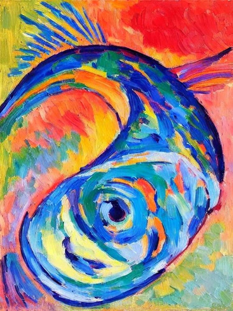 Mahi Mahi Matisse Inspired
