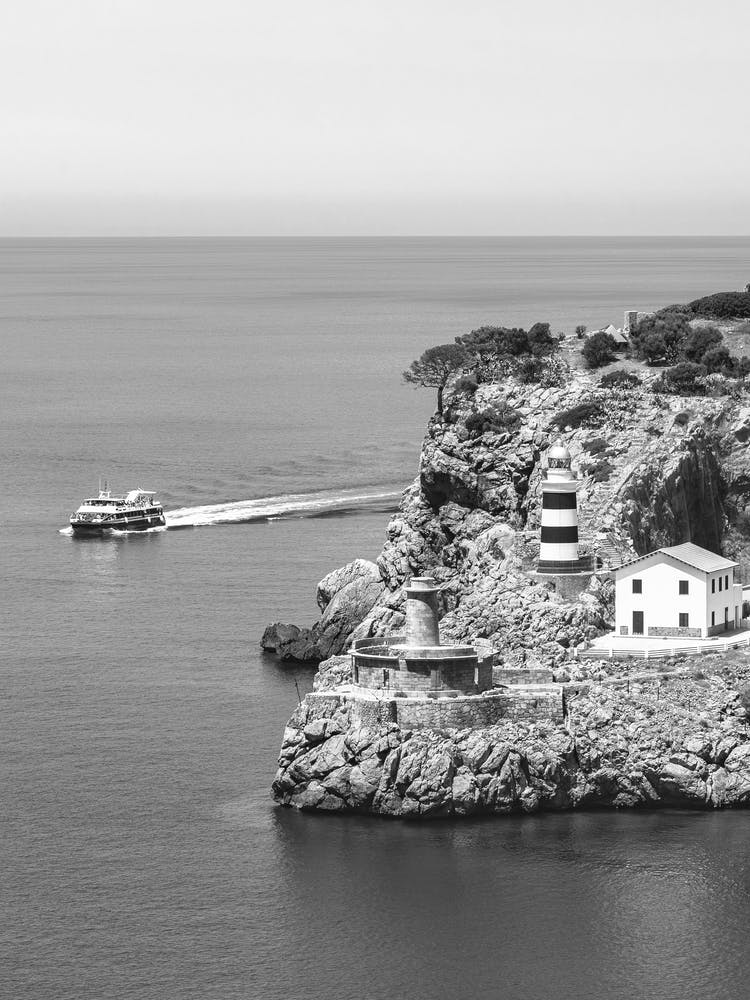 Lighthouse On A Cliff Port Soller Mallorca