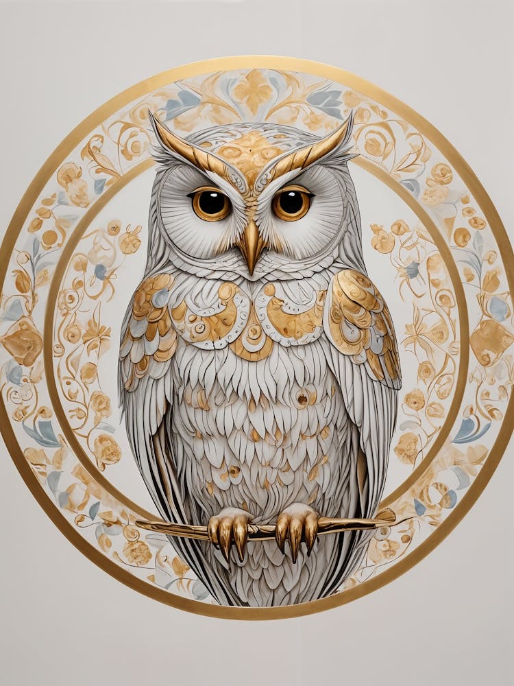 Golden Owl no1