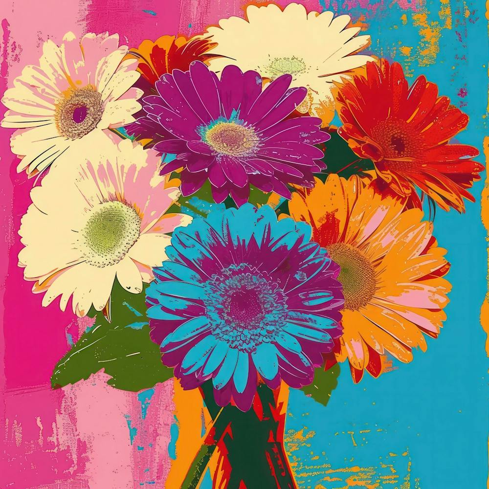 Flowers Pop Art 1