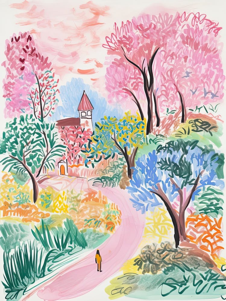 New Delhi, Dreamy Storybook Illustration 3