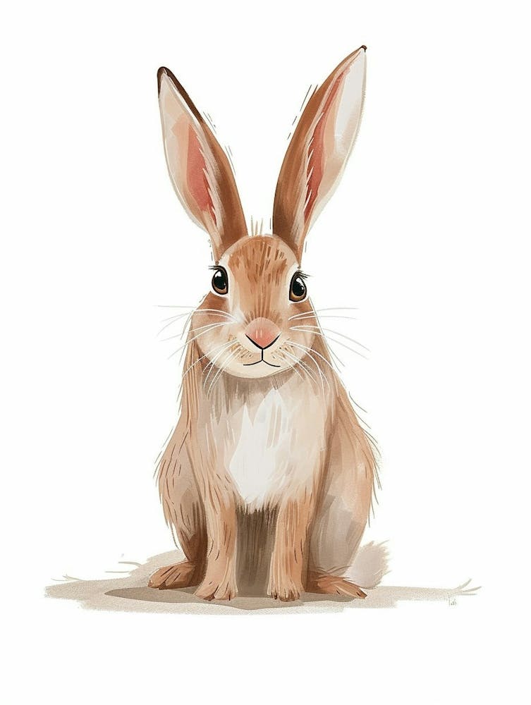 New Zealand Rabbit Kids Illustration 4
