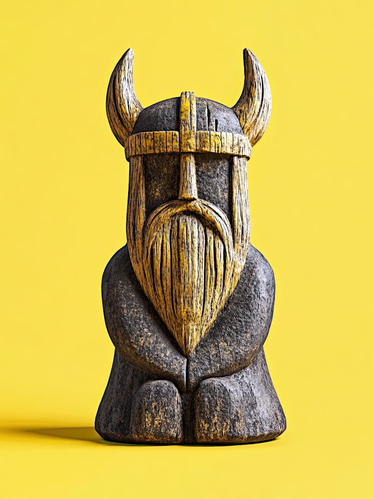 Viking Statue, Viking's Chess, Tafl Game