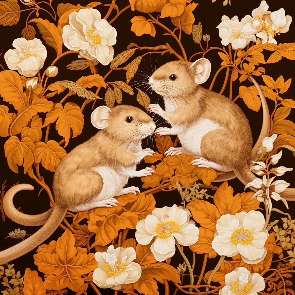 Fall Foliage Mouse Square 2