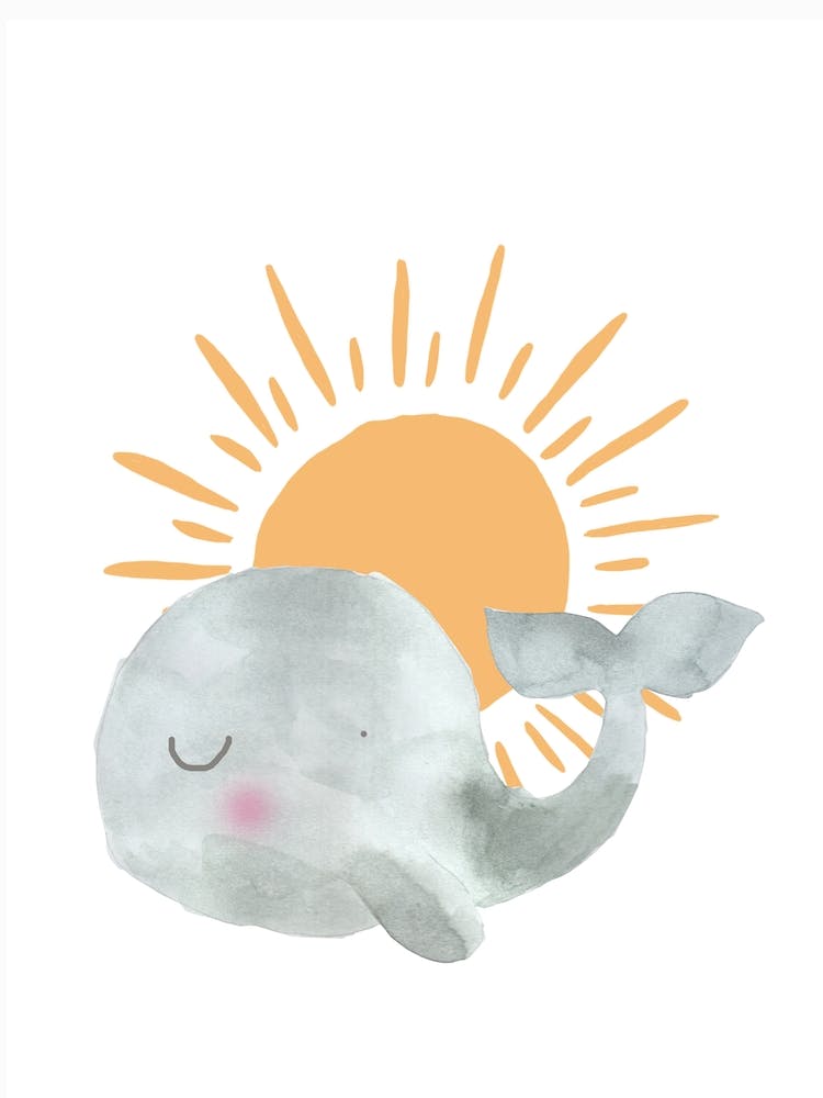 Nursery Whale And Sun