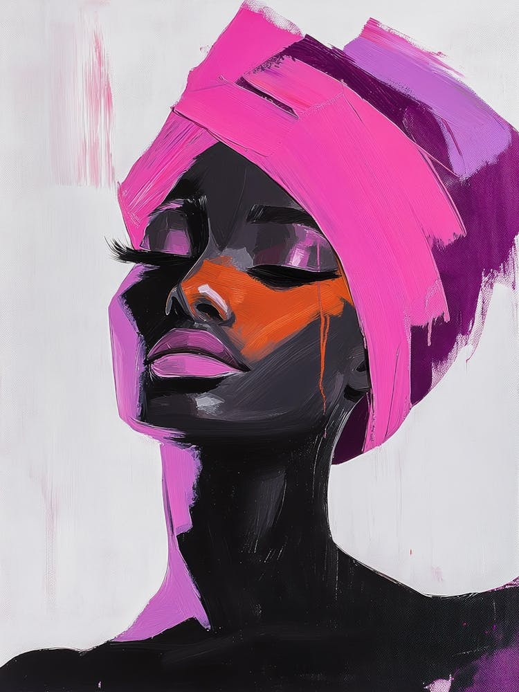 Woman In A Pink Turban