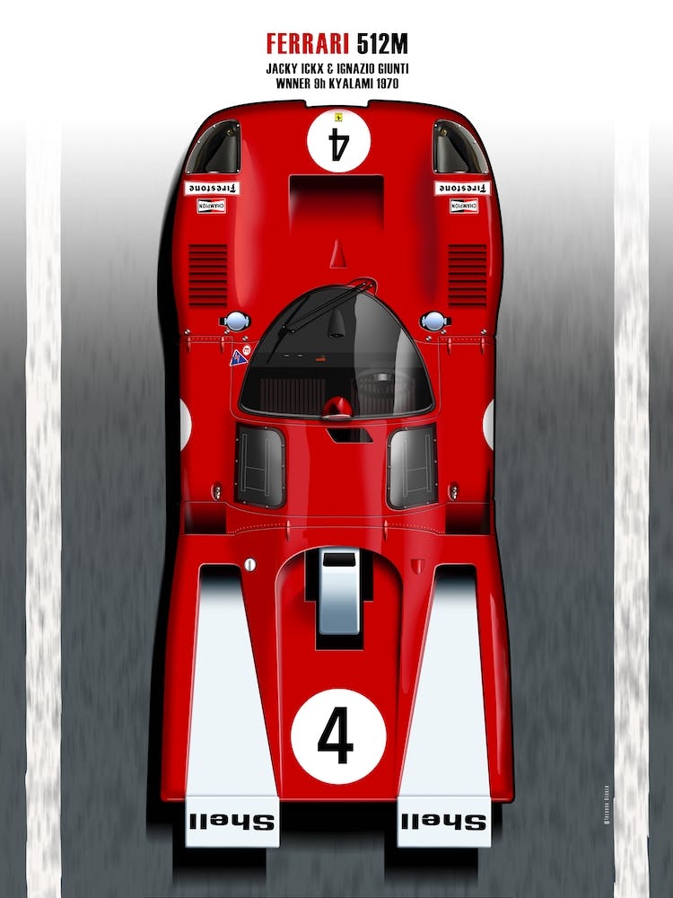 Ickx, Giunti, Ferrari 512M
