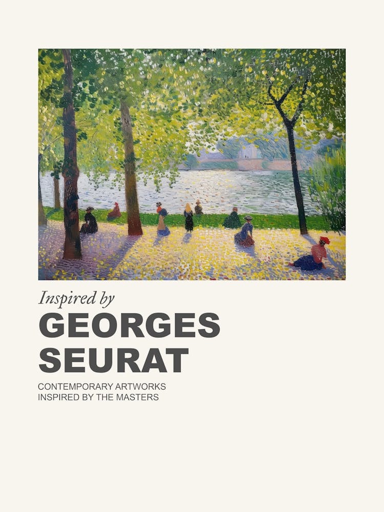 Museum Poster Inspired By Georges Seurat 1