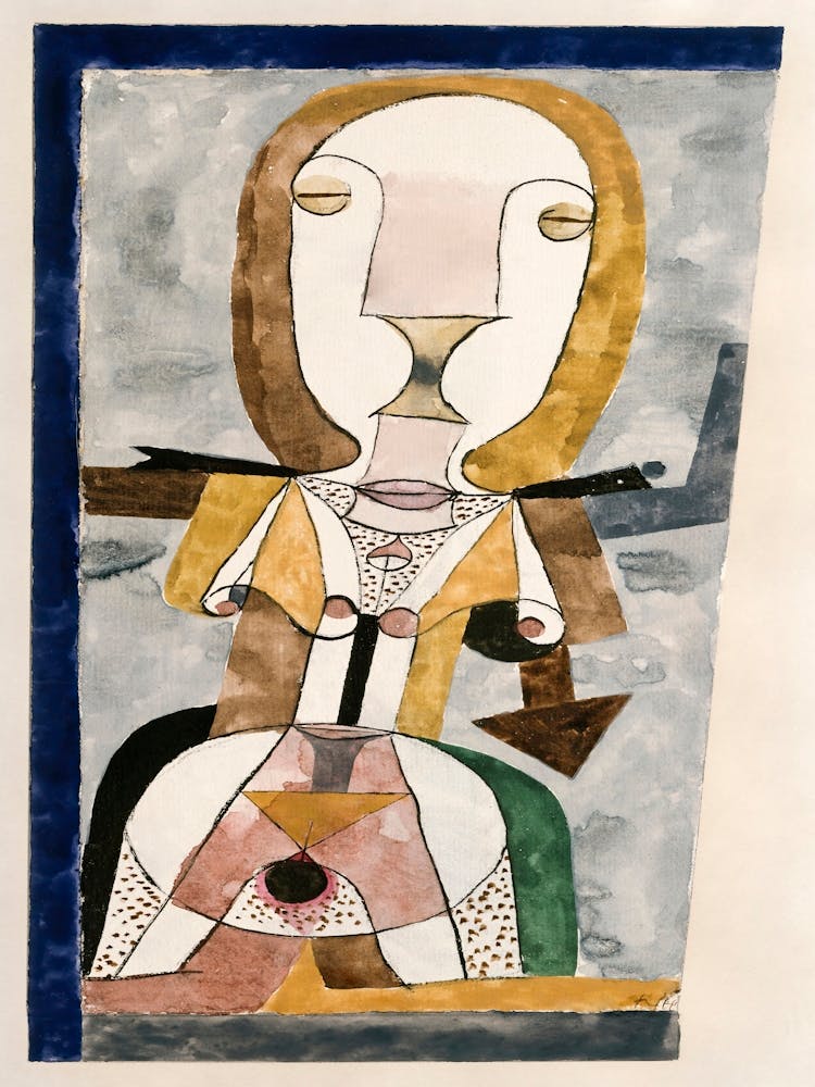 Popular Wall Painting (1922), Paul Klee