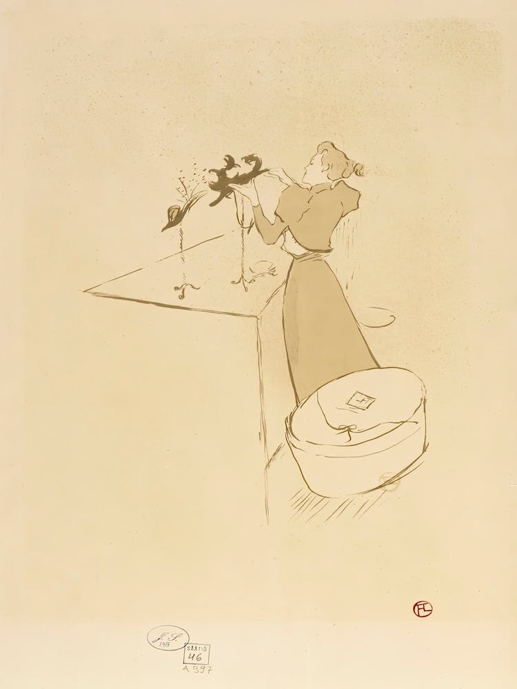 Modiste (1893), Henri de Toulouse-Lautrec