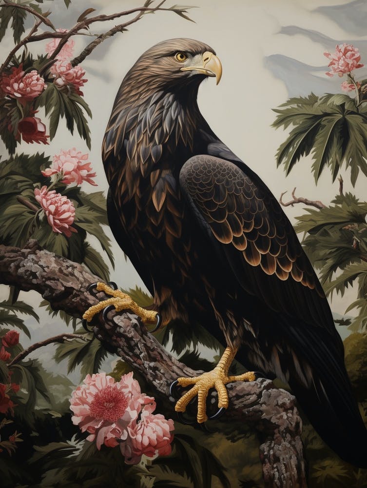 Dark And Moody Botanical Eagle 2