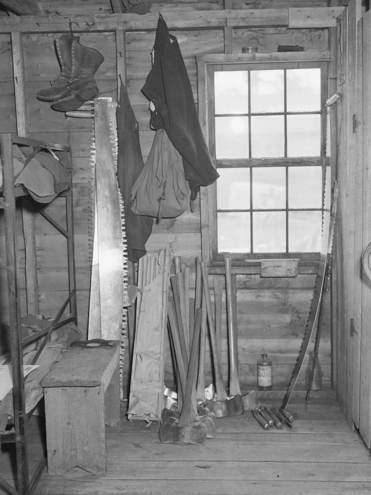 Quarters Of The Foreman Of The Logging Camp, Forest County, Wisconsin By Russell Lee