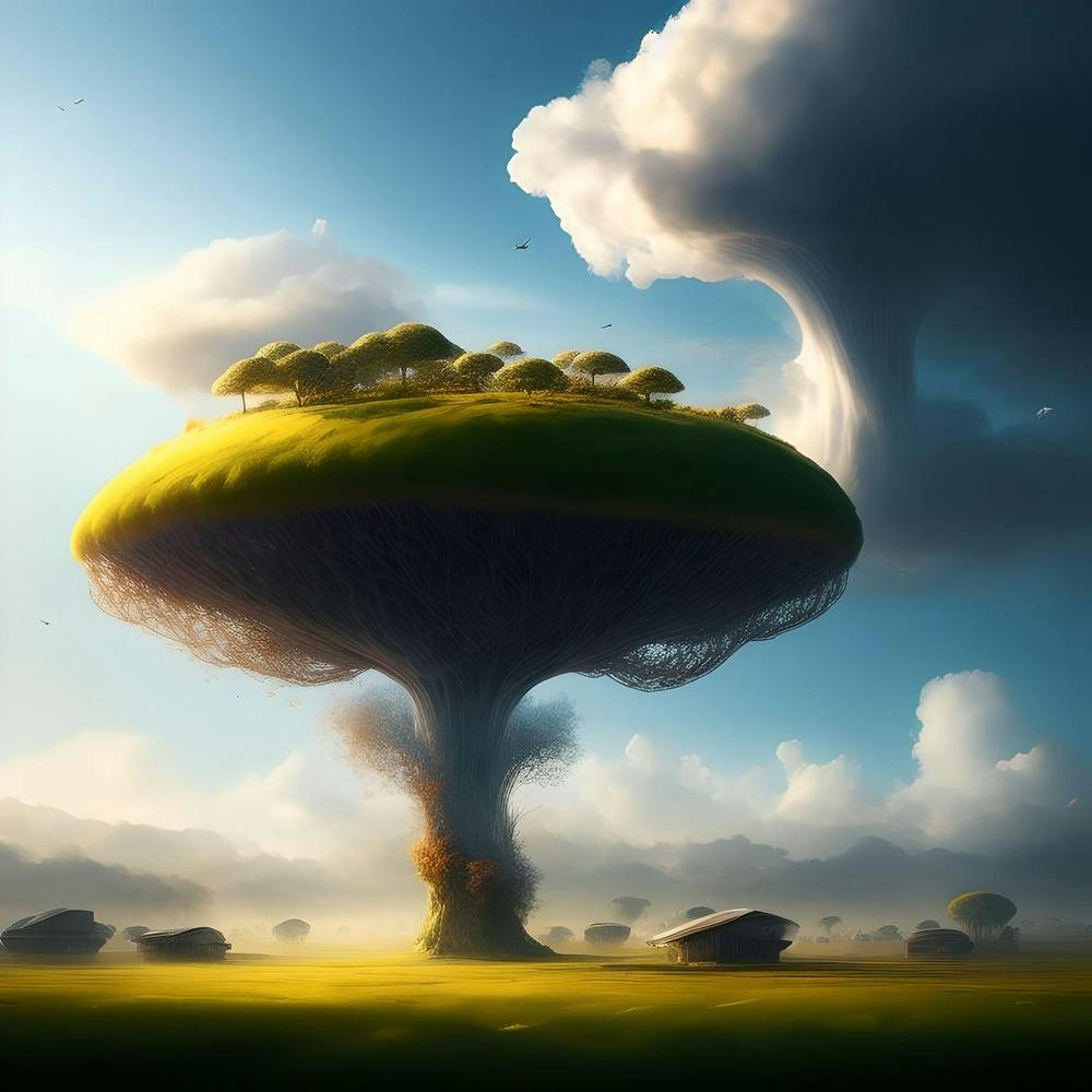 Mushroom In The Sky