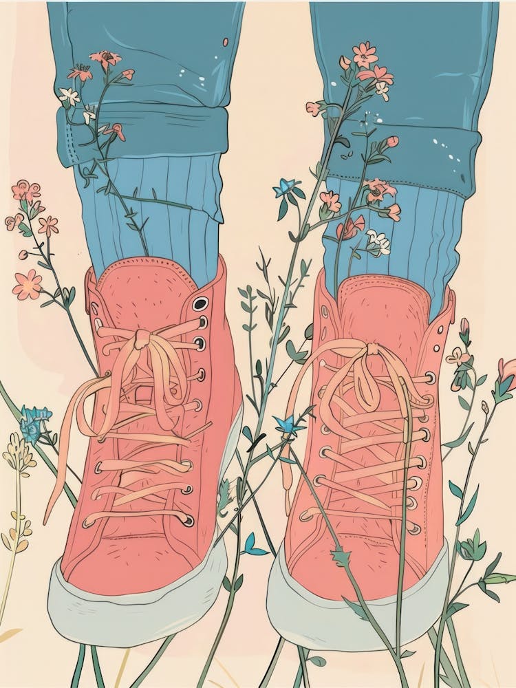 Spring Flowers And Sneakers 2