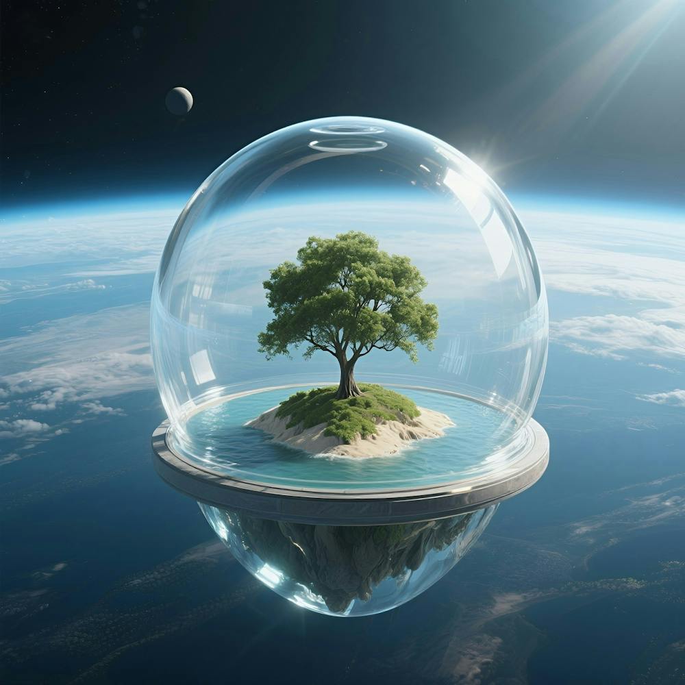 Tree In A Glass Dome 2