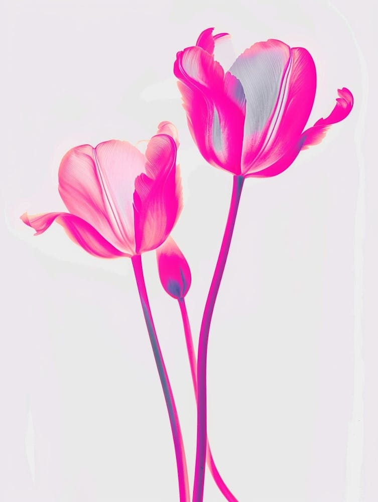 Hot Pink Tulip 2