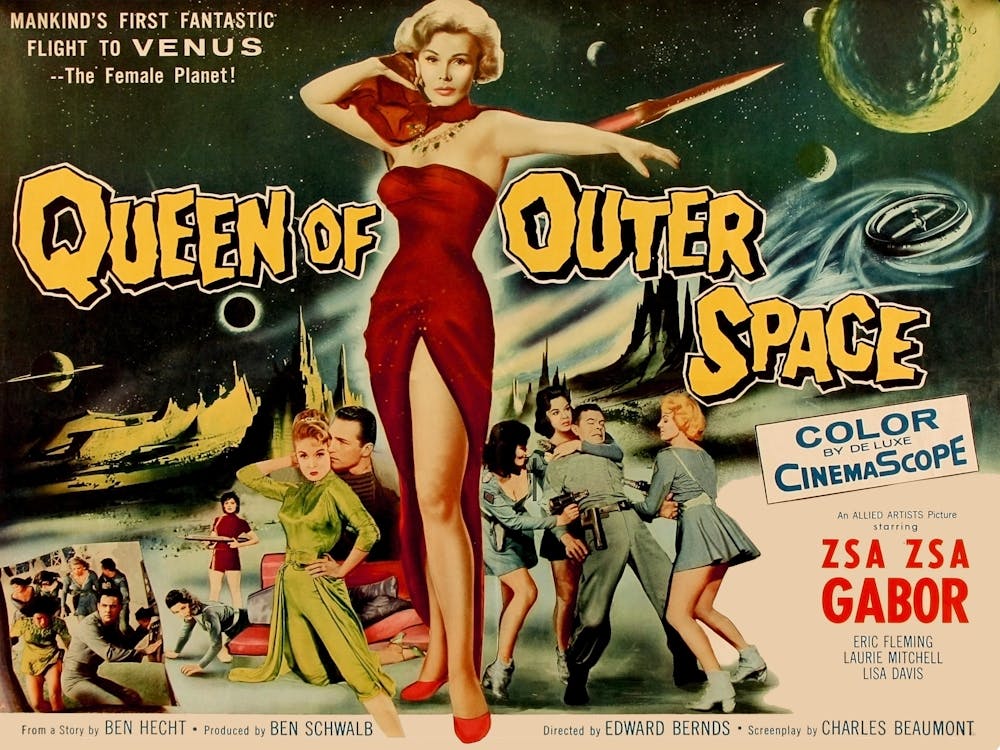 Zsa Zsa Gabor, Movie Poster, Queen From Outer Space