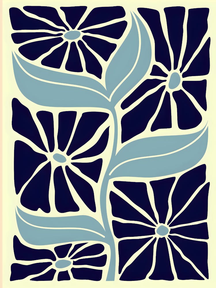 Blue Tile Design