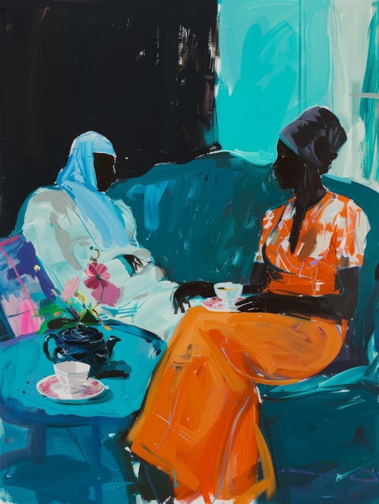 Two Women Talking 1