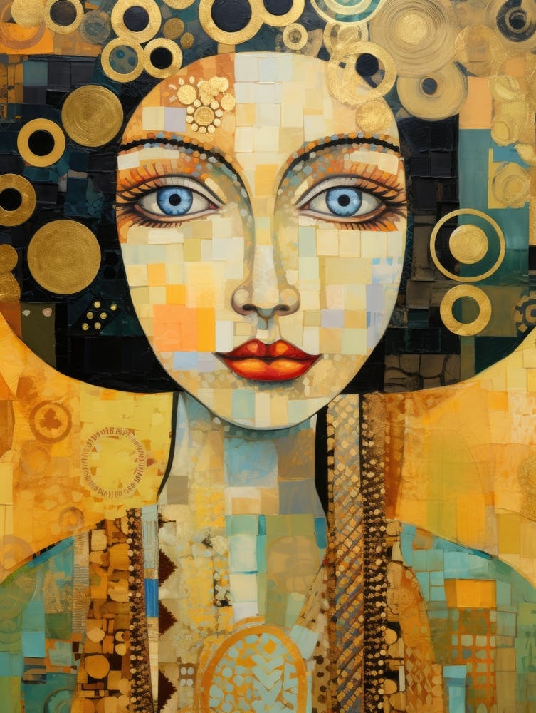 Woman With Blue Eyes