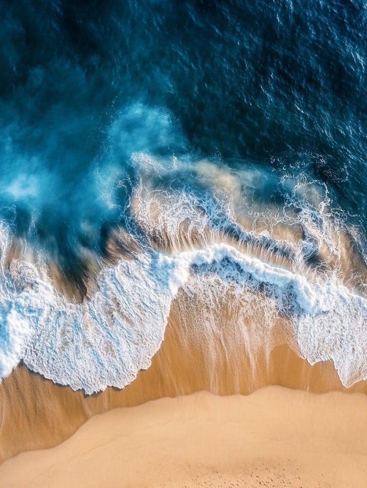 Aerial View Of A Beach 33