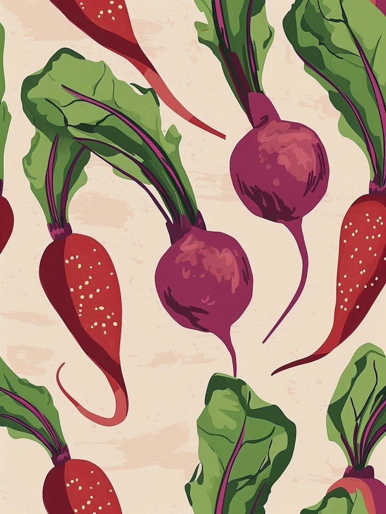 Betroot Abstract Pattern Illustration 2