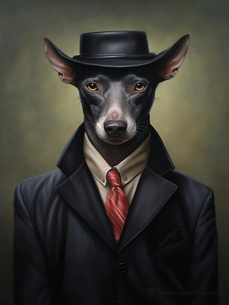 Gangster Dog Xoloitzcuintli Mexican Hairless Dog