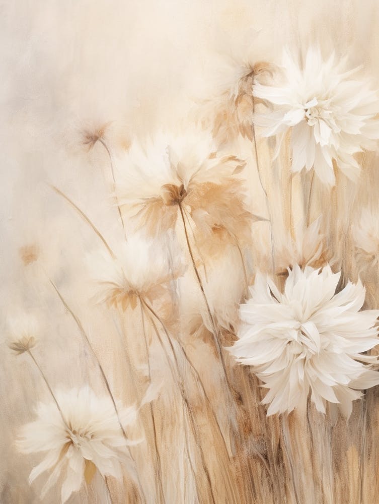 Boho Dried Flowers Asters 9