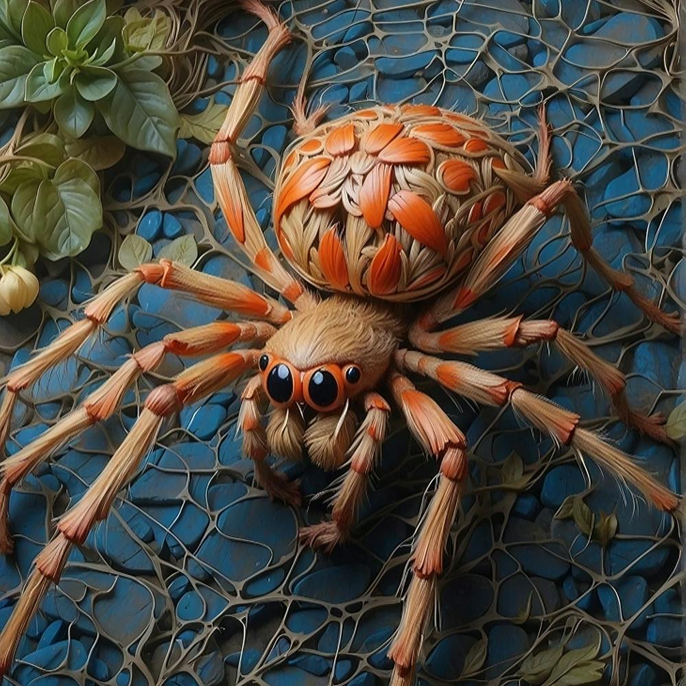 Spider On Netting