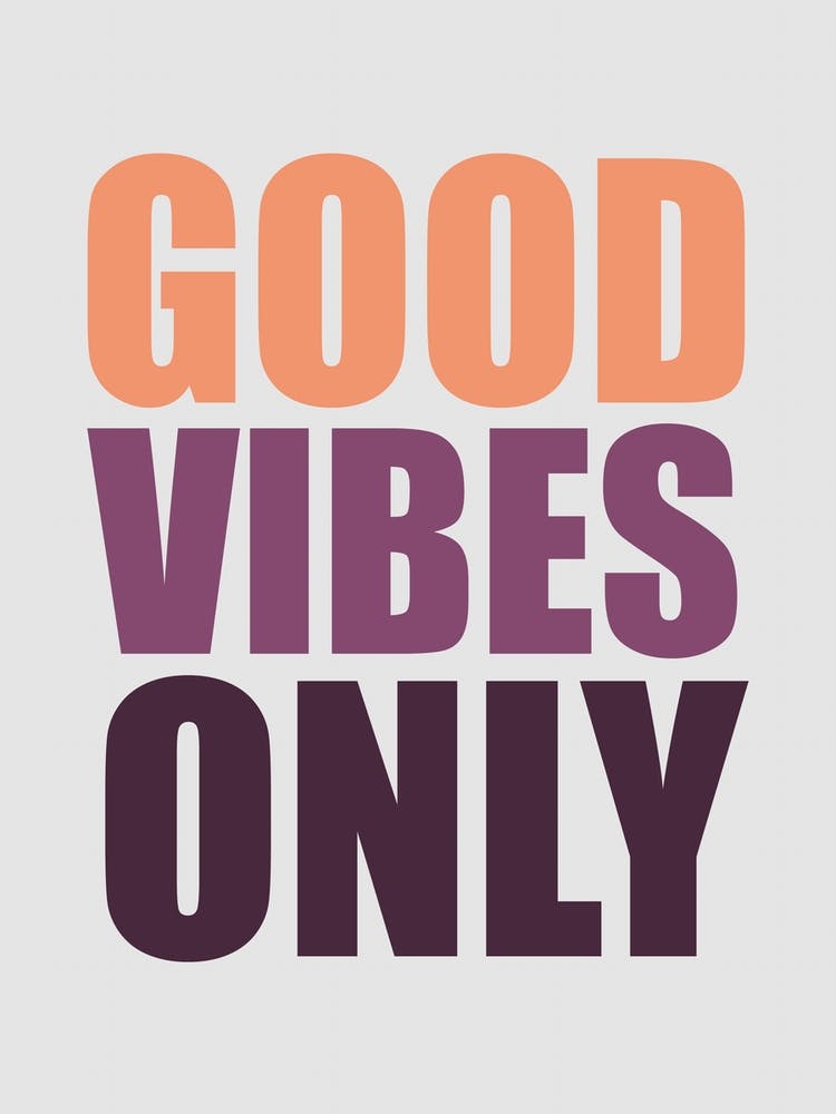 Good Vibes Only Retro Tint