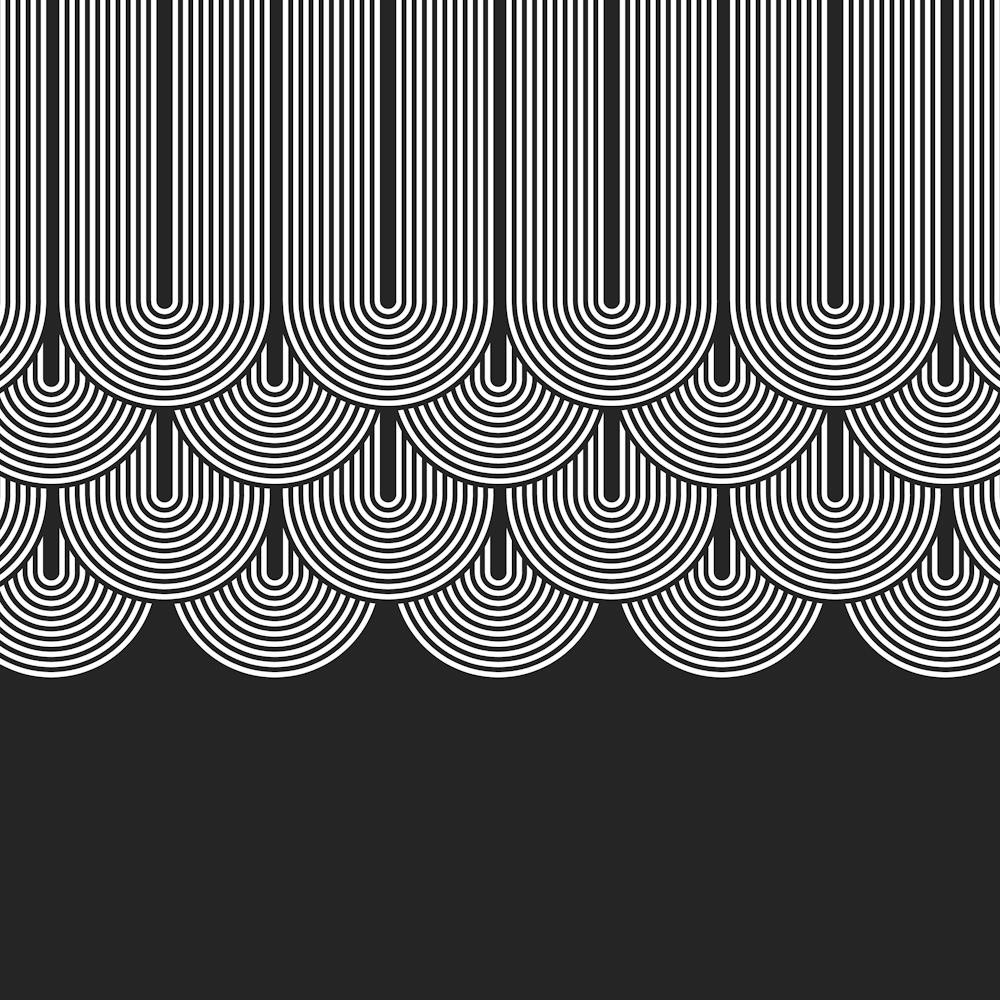 Abstract Black And White Rainbows