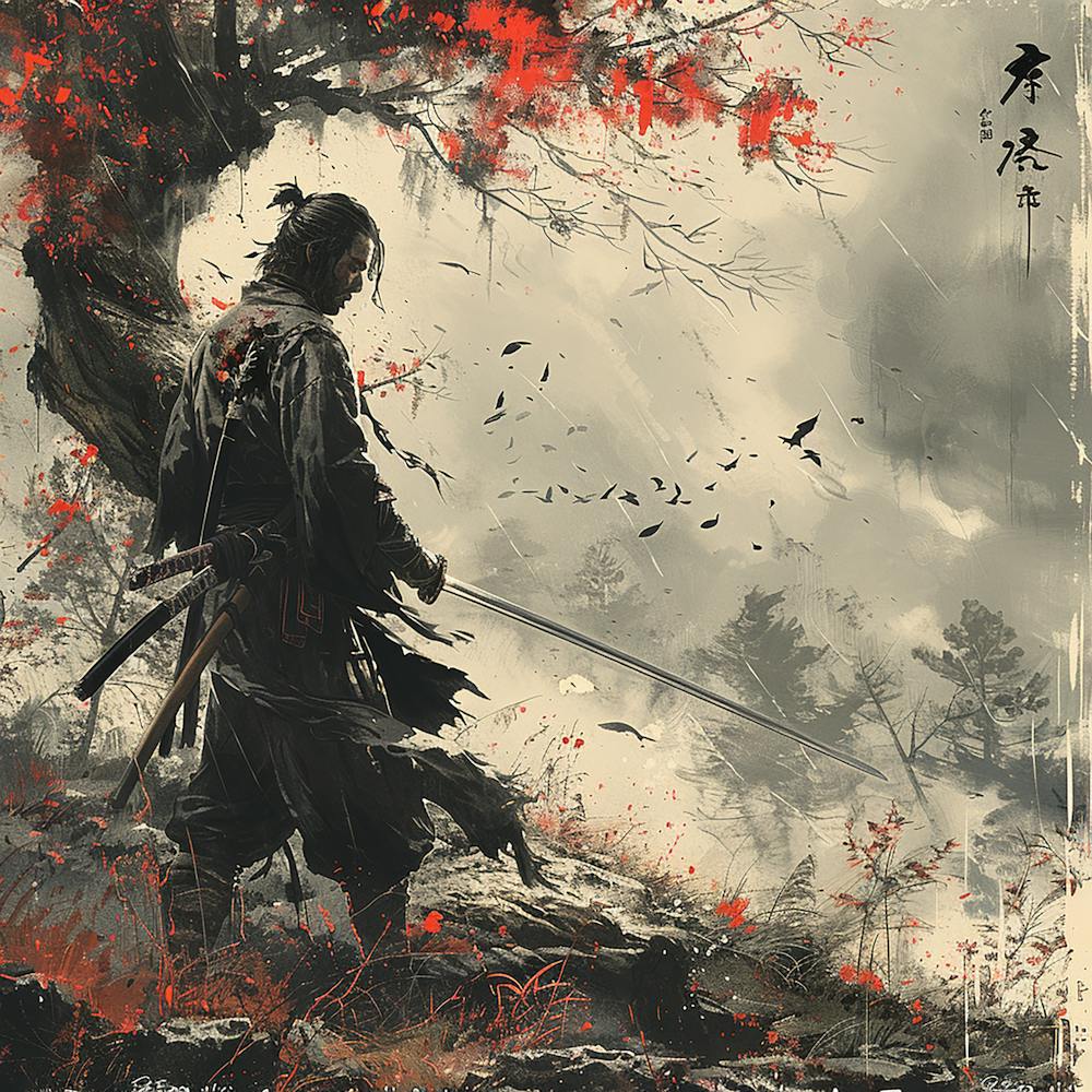 Samurai Warrior - Vintage Japanese Art, city wall art, colorful wall art, home decor, minimal art, modern wall art, wall art, wall decoration, wall print colourful wall art, decor wall art, digital art, digital art download, interior wall art, downloadable art, eclectic wall, fantasy wall art, home decoration, home decor wall, printable art, printable wall art, wall art prints, artistic expression, contemporary, modern art print