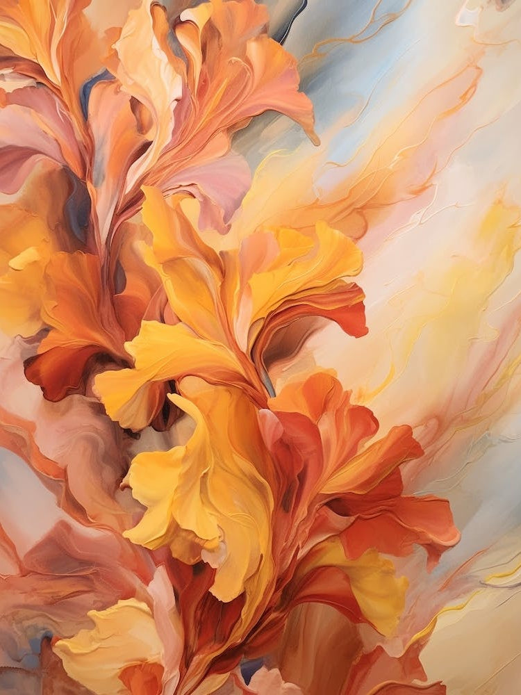 Fall Flower Painting Snapdragon 3