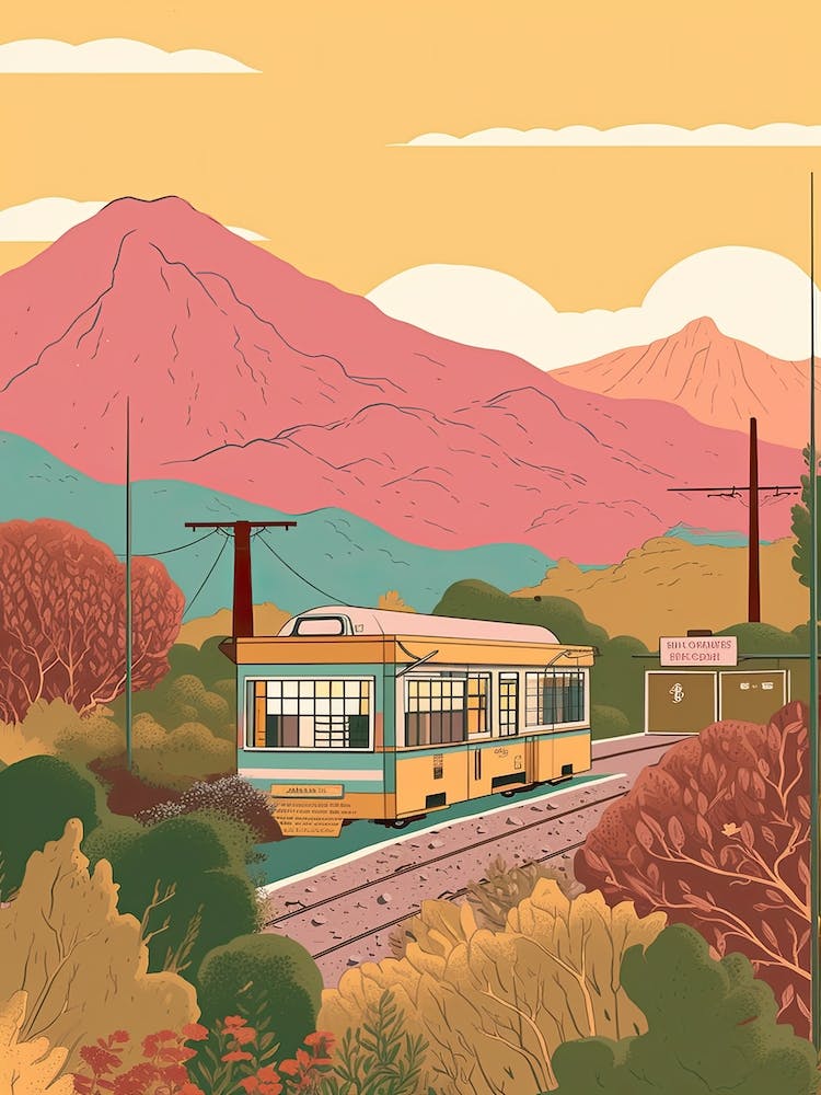 Monterrey Mexico Travel Illustration 2
