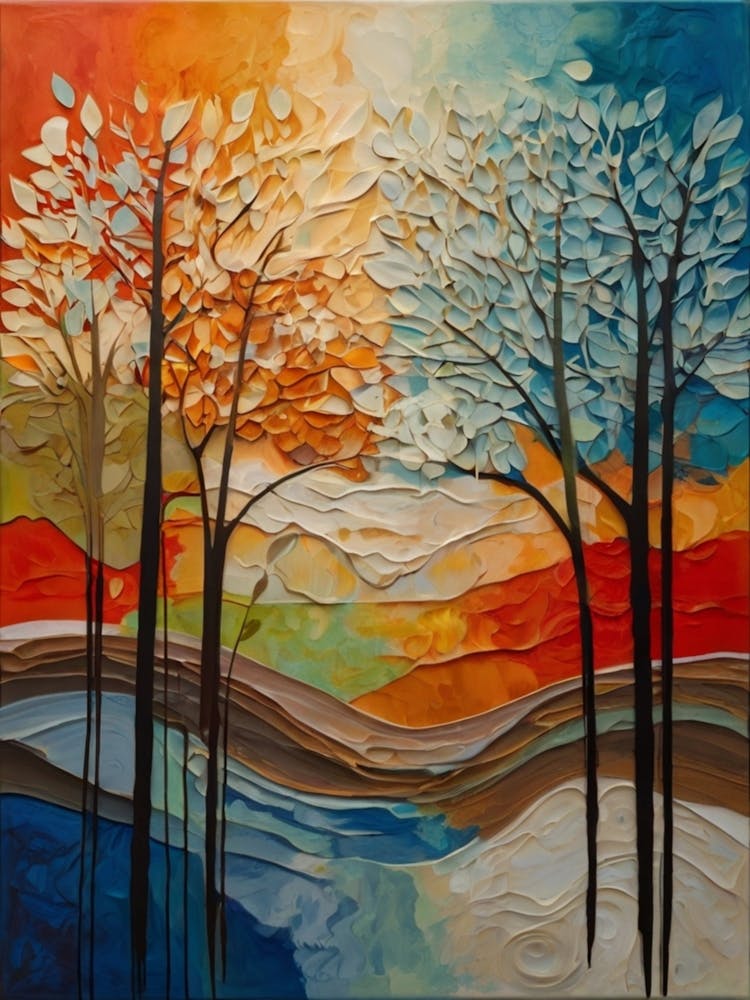 Leonardo Kino Xl An Abstract Painting Inspired By Nature Blend 3