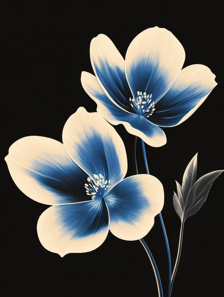 Blue Flowers 102