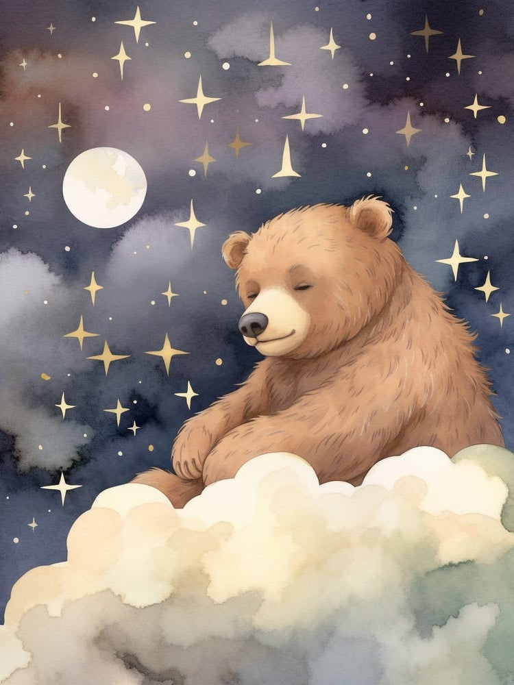 Sleeping Baby Brown Bear 2