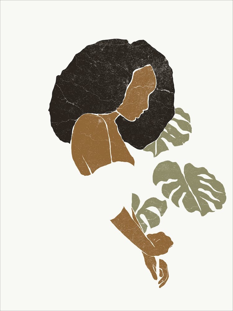 Boho Feuilles de Monstera I