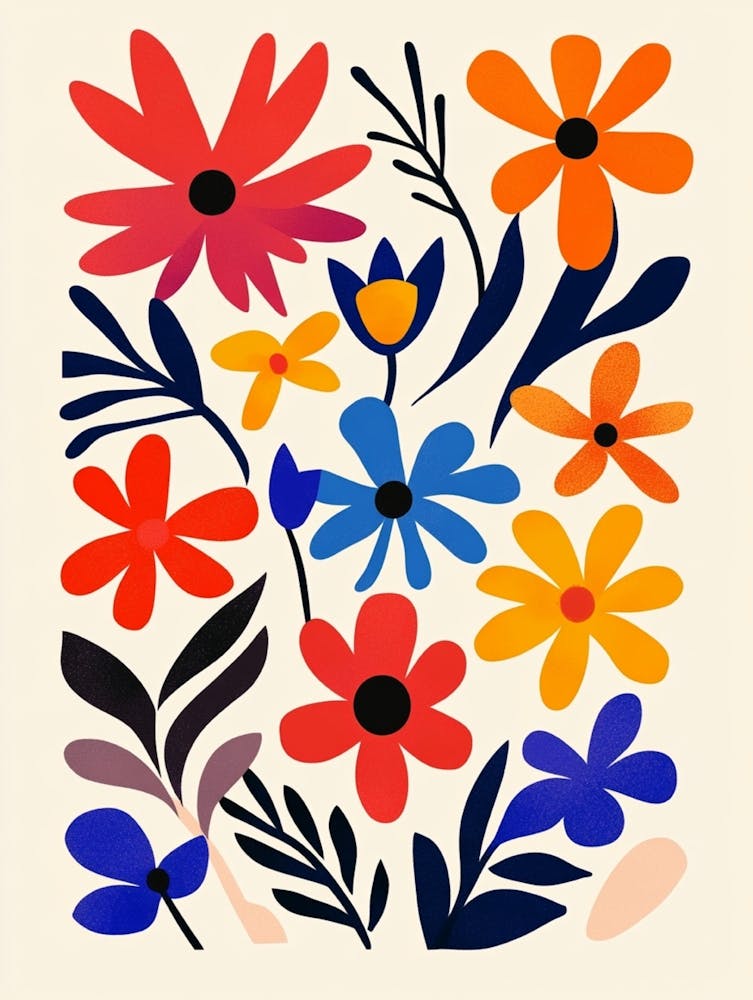 Abstract Floral Painting 3